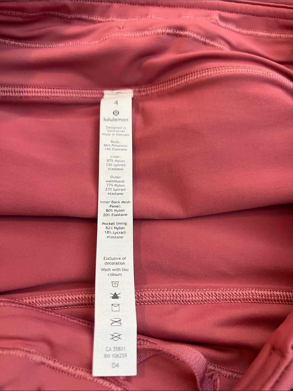 lululemon athletica Pink Asymmetrical Skater Mini Skirt - Picture 4 of 10